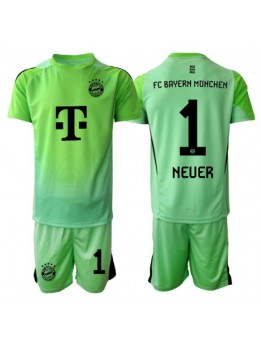 Bayern Munich Manuel Neuer #1 Målvakt Replika Hemmakläder Barn 2025-26 Kortärmad (+ byxor)